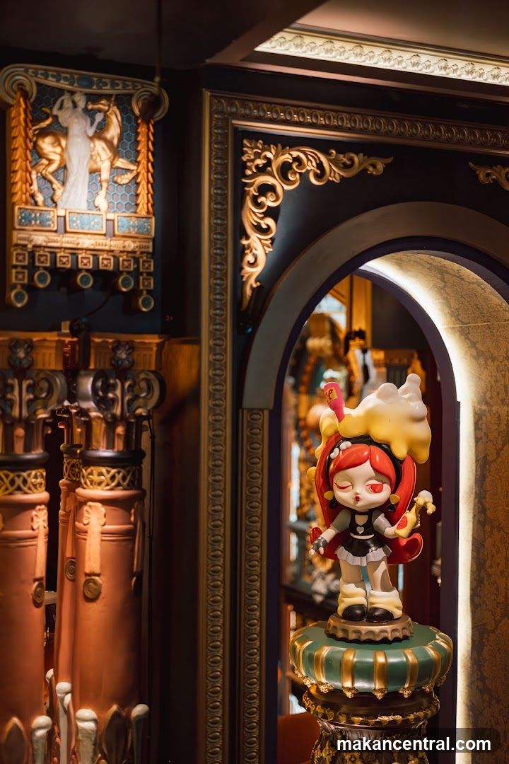 Decorative Display with Figurine