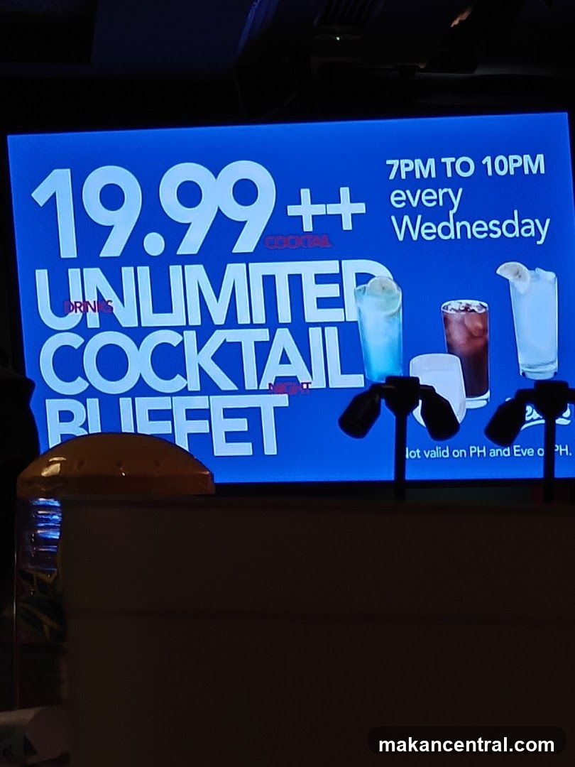 Unlimited Cocktail Buffet