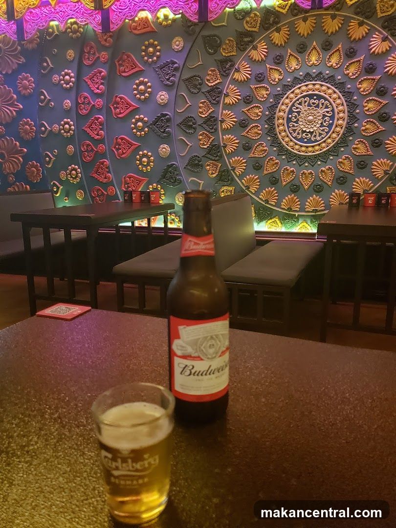 Bar Interior with Beer