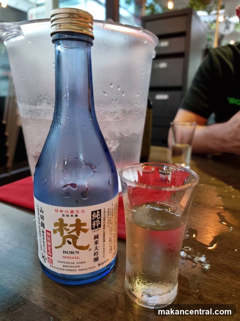 Sake Bottle and Shot Glass