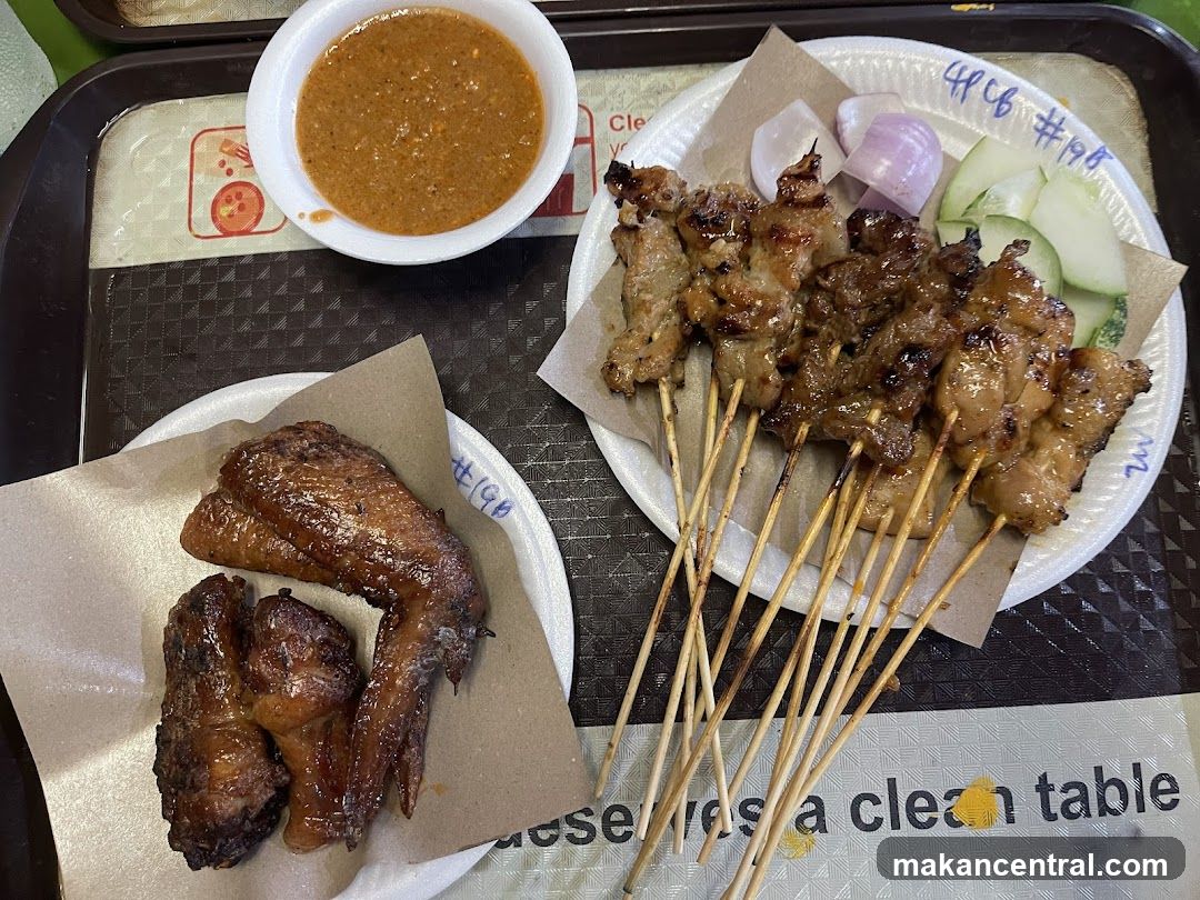 Satay and Chicken Wings