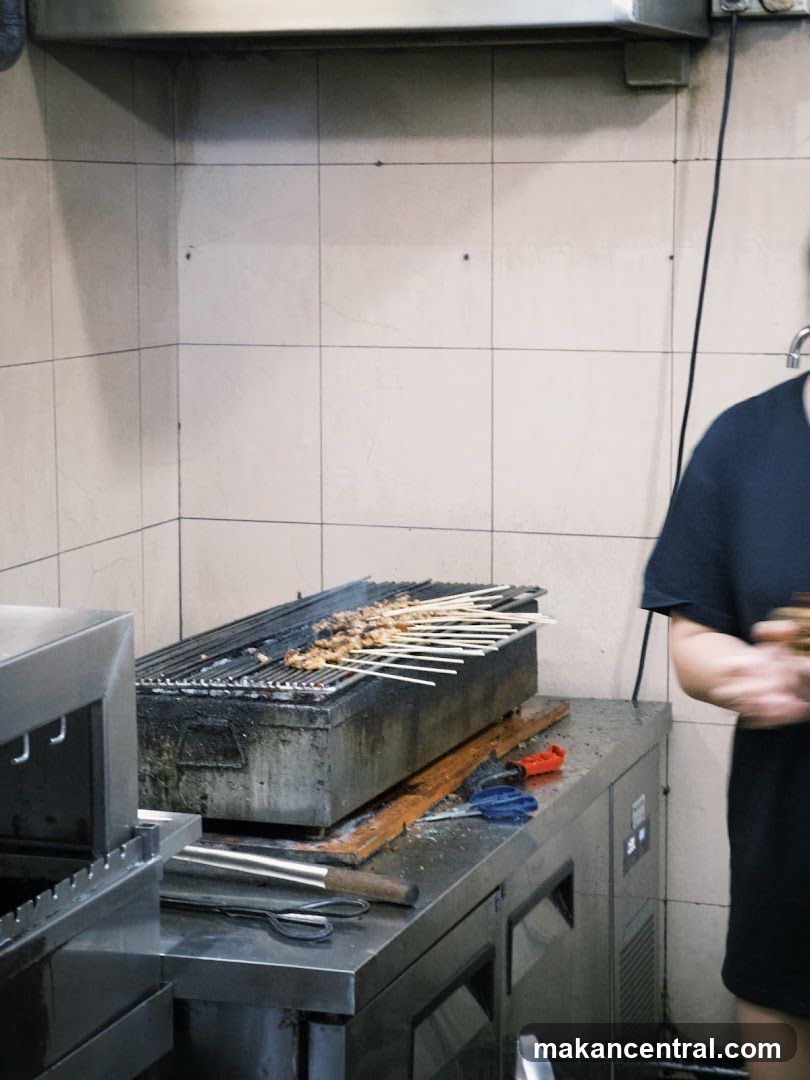 Grill with Skewers