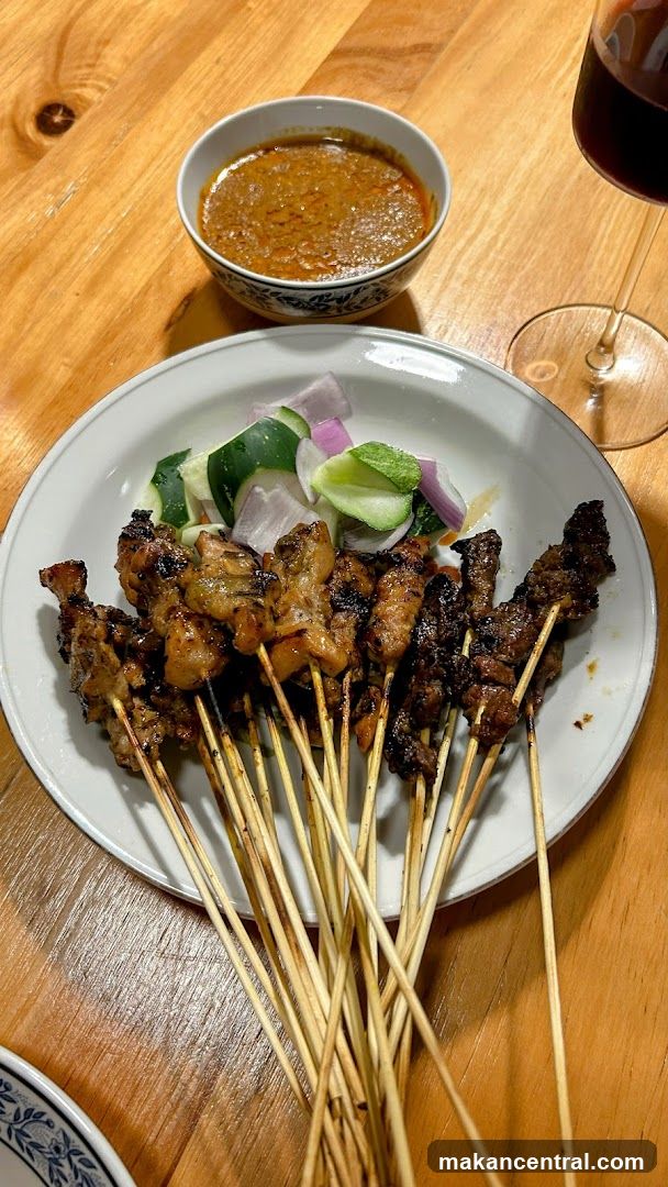 Satay Skewers with Peanut Sauce