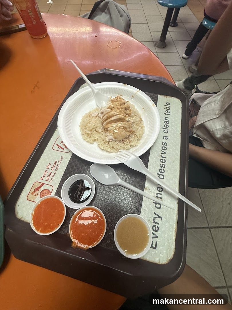 Chicken Rice with Condiments