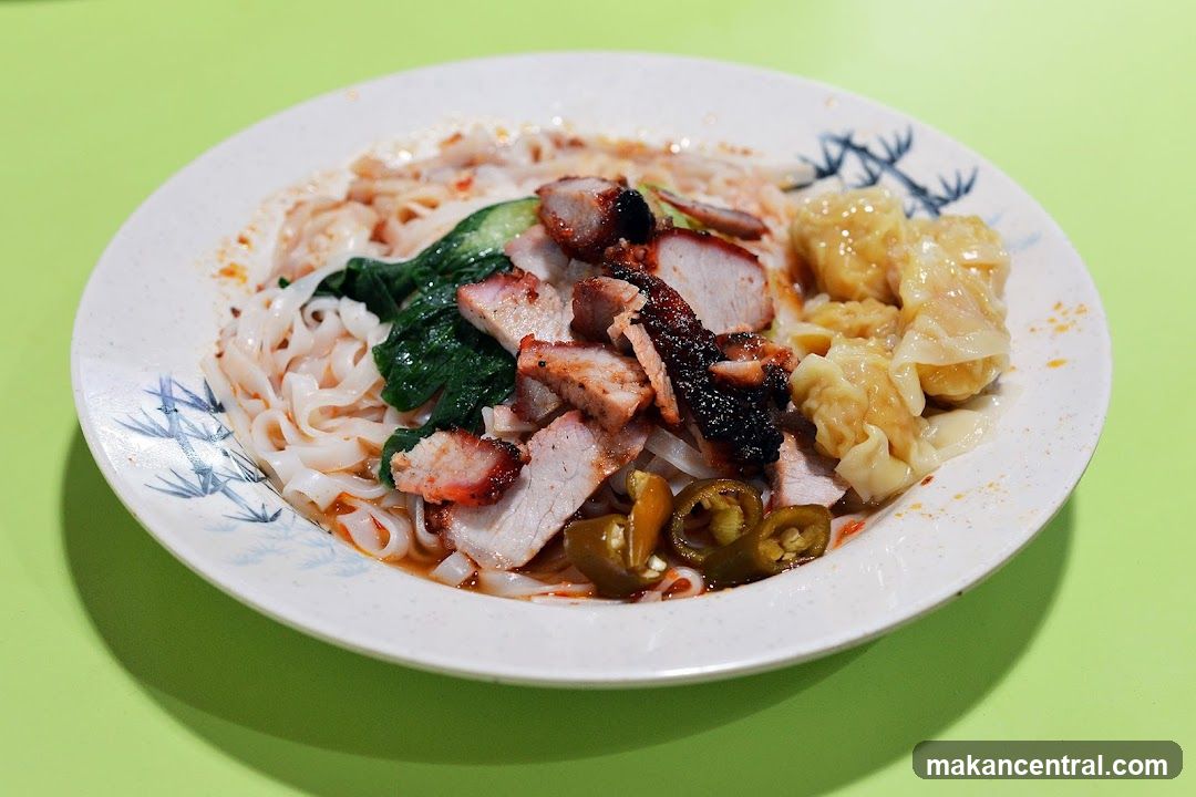 Char Siu Noodles with Wontons