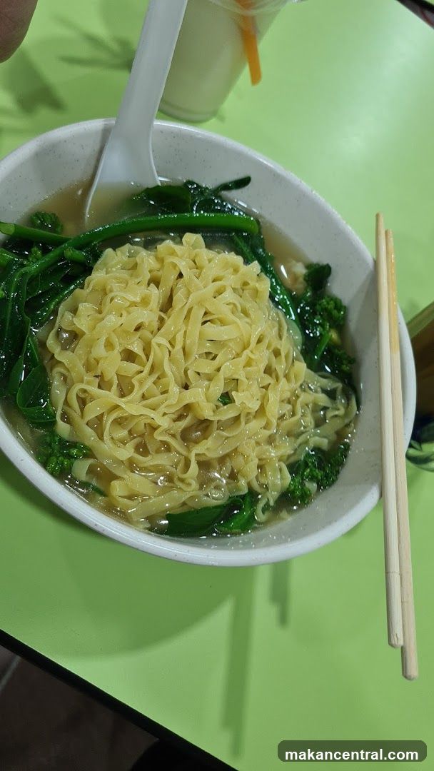 Noodle Soup with Greens
