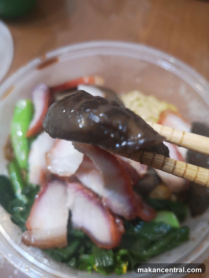 Char Siu with Vegetables and Noodles