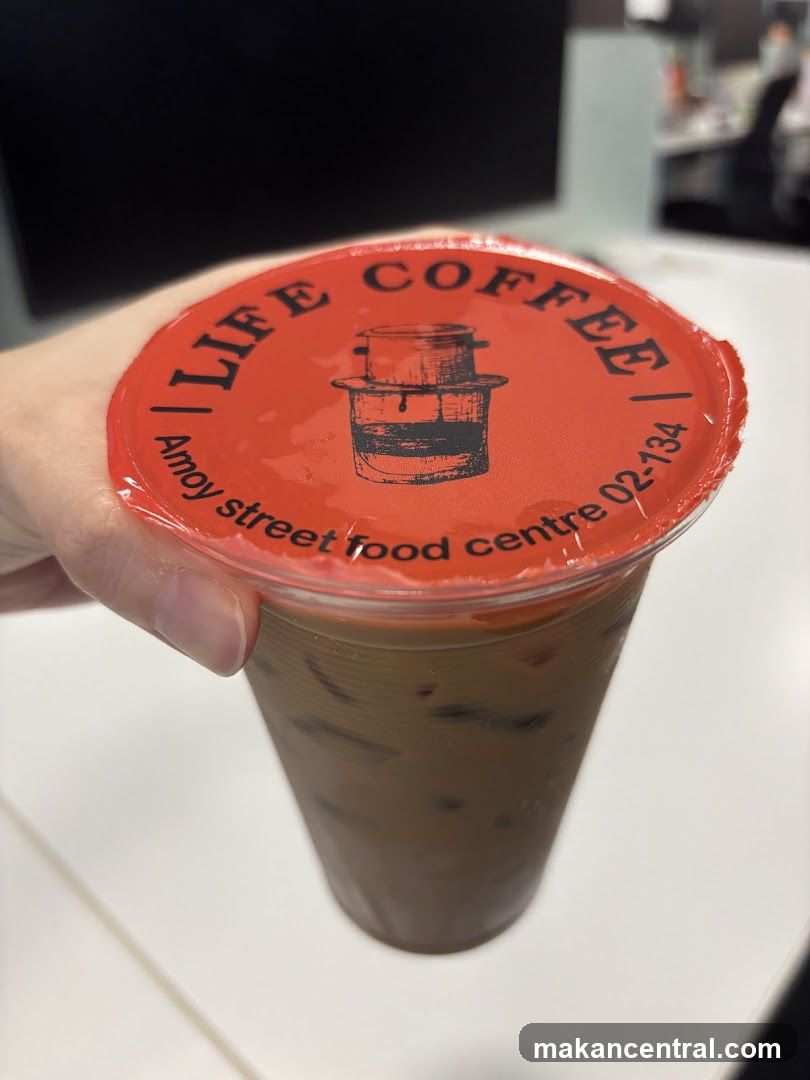 Iced Coffee with Logo Lid