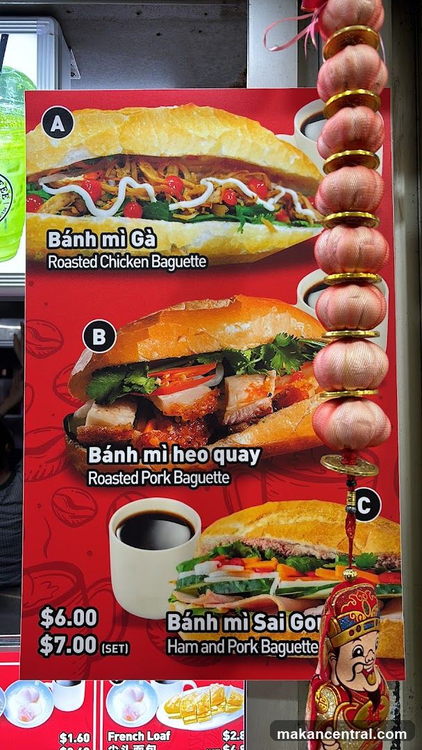 Banh Mi Menu