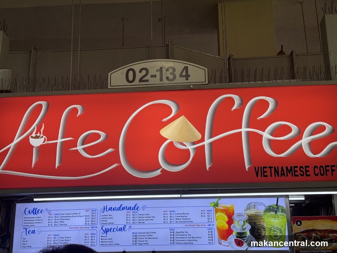 Life Coffee Menu