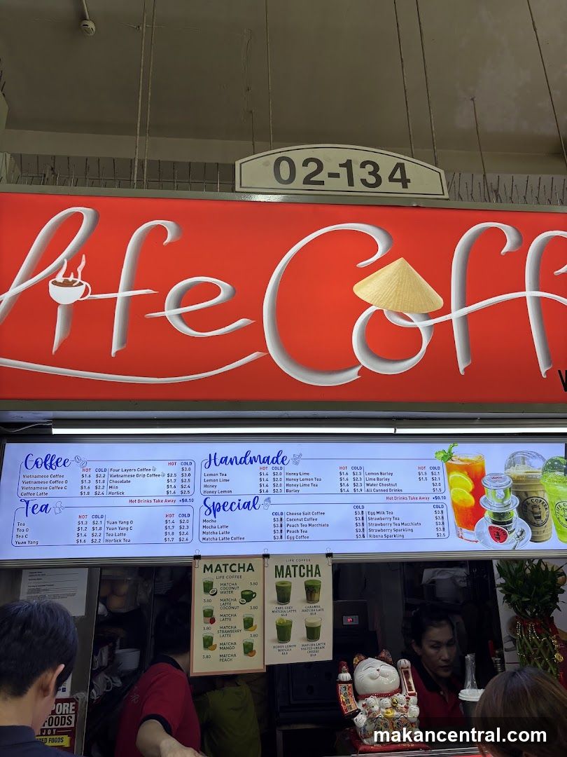 Life Coffee Menu
