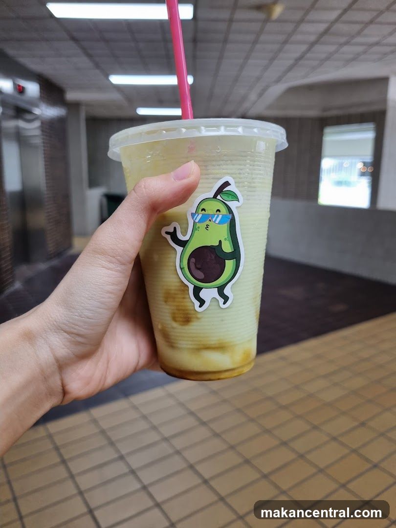 Avocado Drink with Sticker