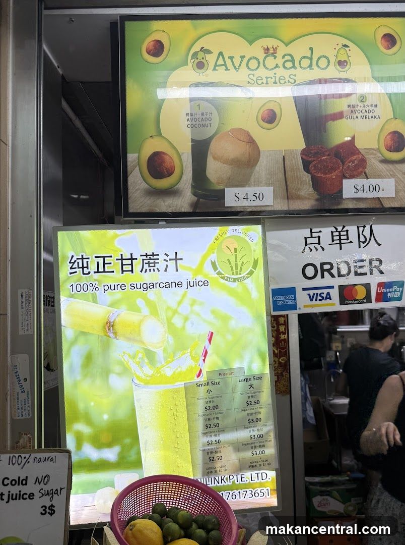Avocado and Sugarcane Juice Stand