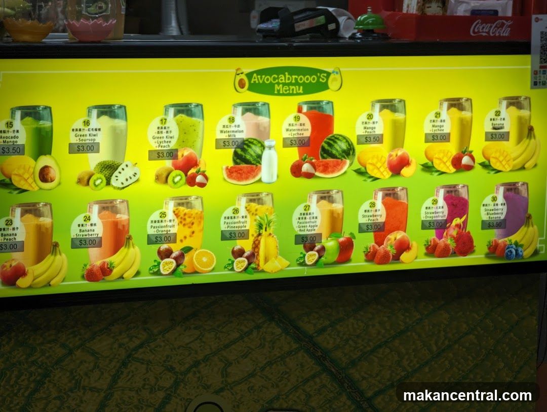 Avocabrooo's Menu