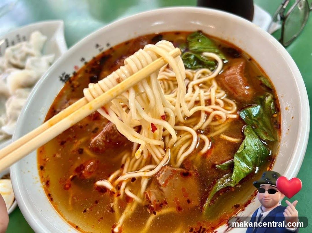 Noodle Soup with Dumplings