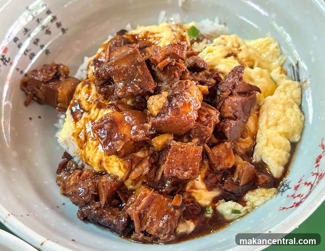 Braised Pork Rice with Scrambled Eggs