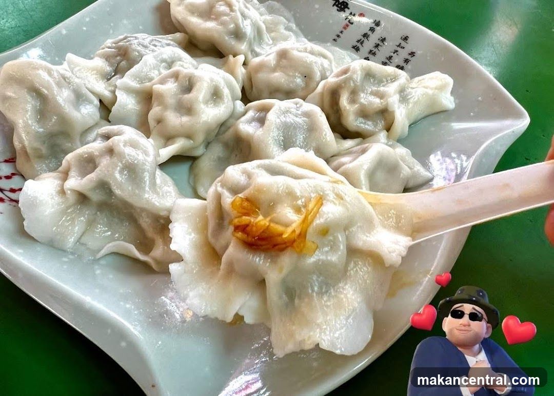 Dumplings on a Plate