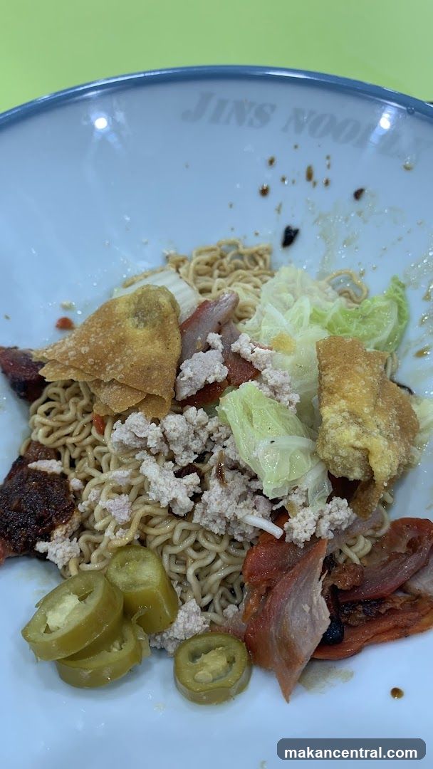 Noodles with Char Siu and Minced Pork