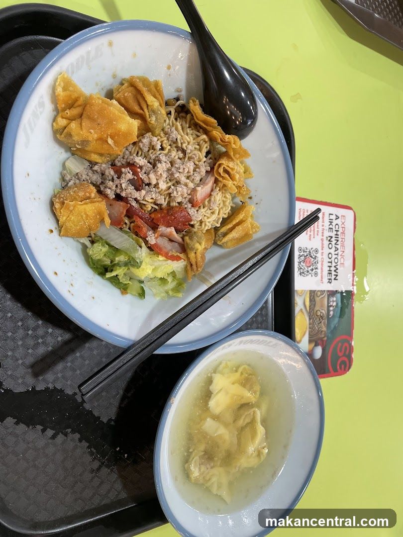 Noodles with Wontons and Char Siu