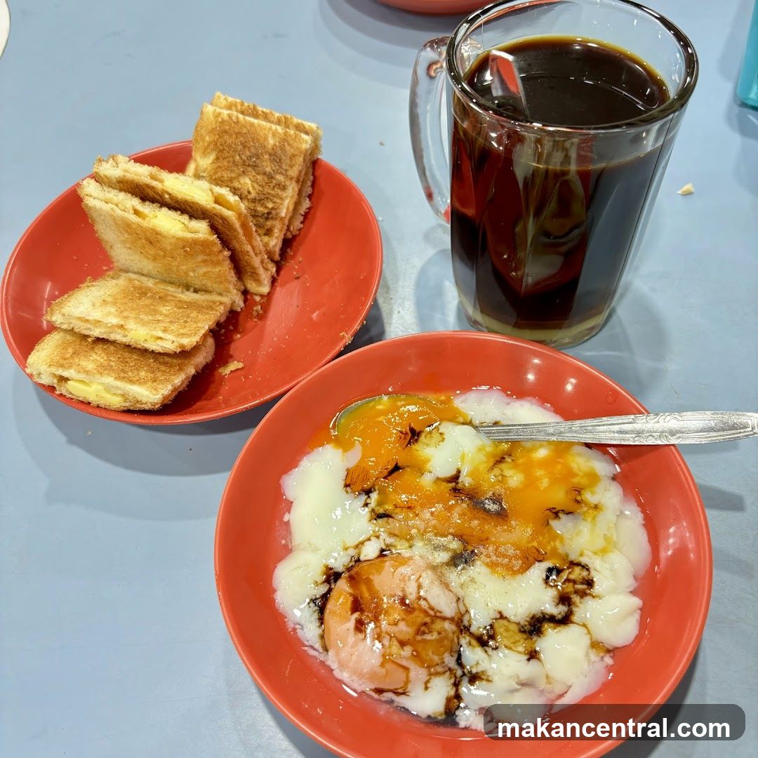 Kopi and Toast Breakfast