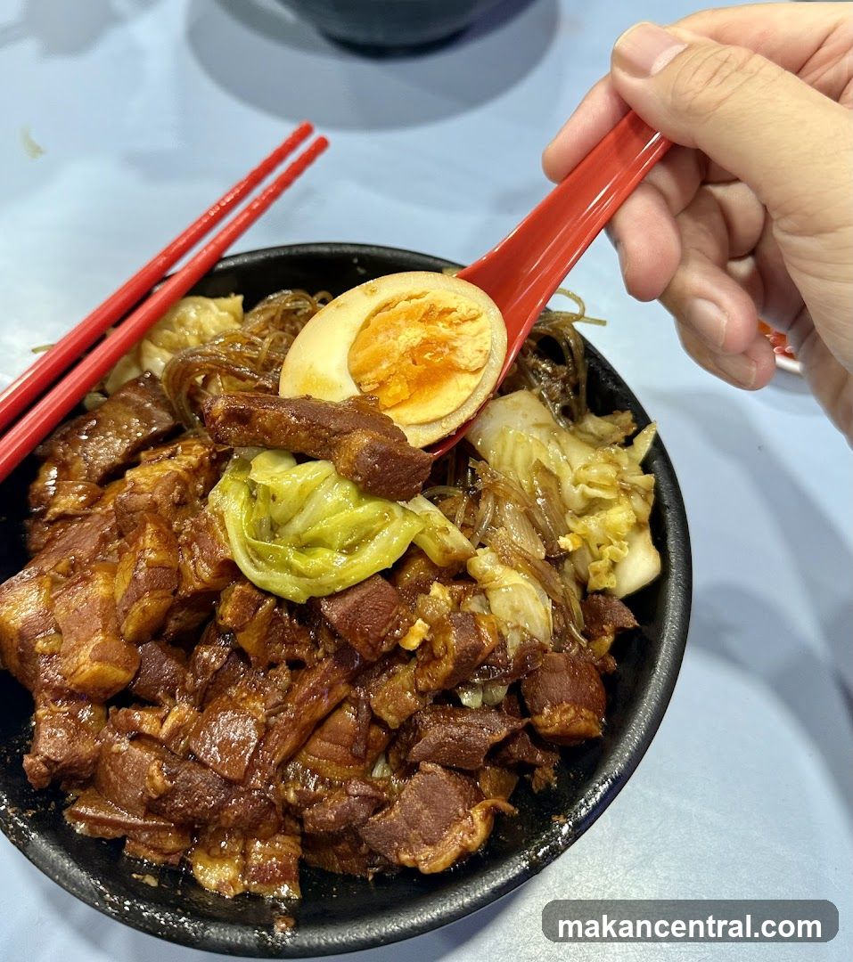 Braised Pork Rice with Egg