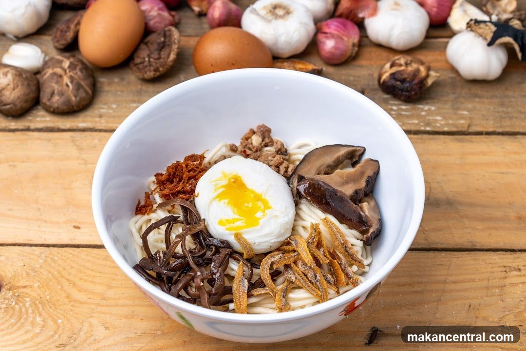 Noodle Bowl with Poached Egg