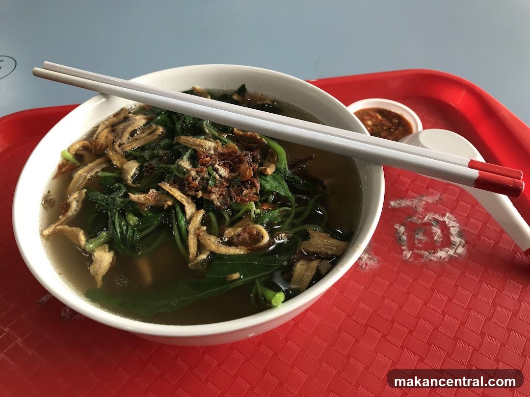 Noodle Soup with Anchovies and Greens