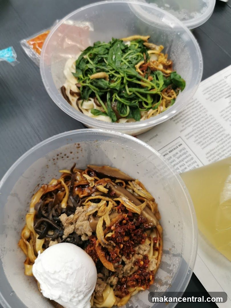 Noodles in Takeout Containers