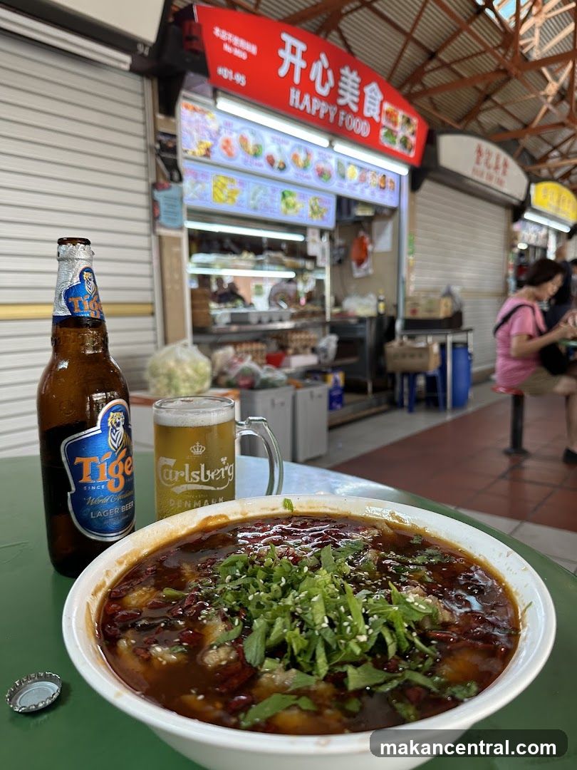 Food and Drink at a Stall