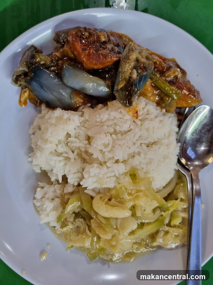 Stir-fried Eggplant and Tofu with Rice