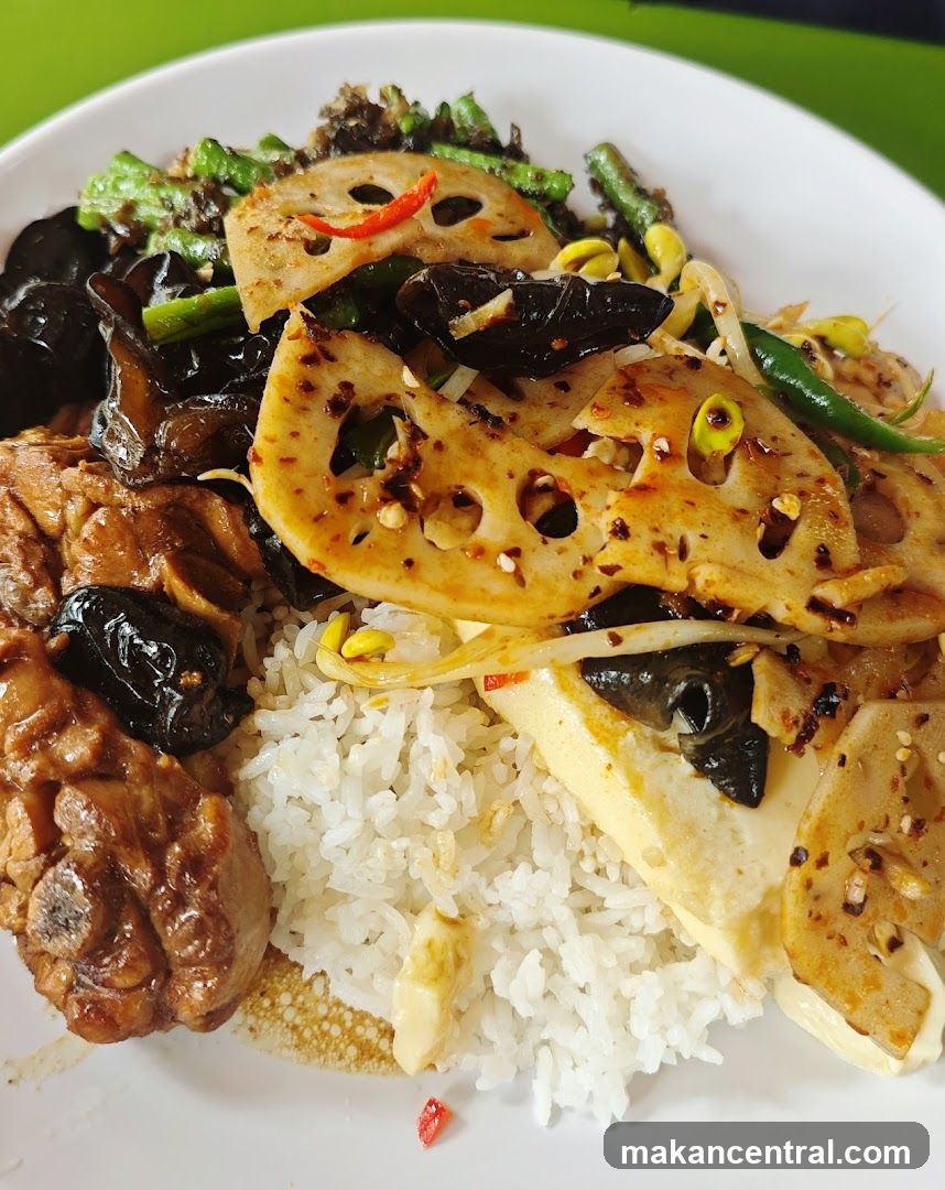 Spicy Chicken and Vegetable Rice Bowl