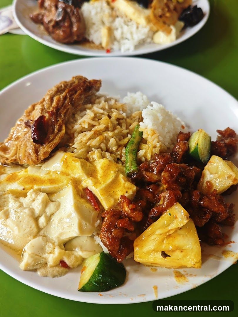 Plates of food