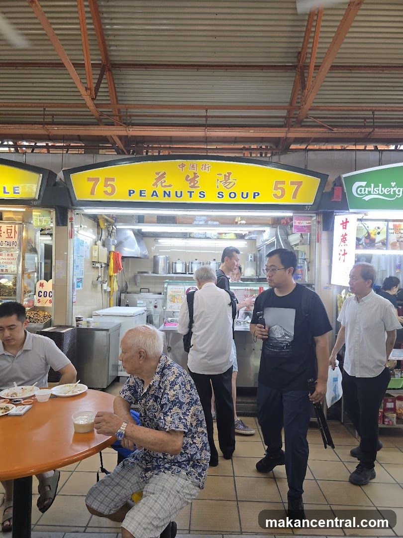 Food Stall with Peanuts Soup
