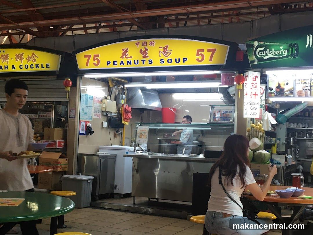 Food Stall with Peanuts Soup