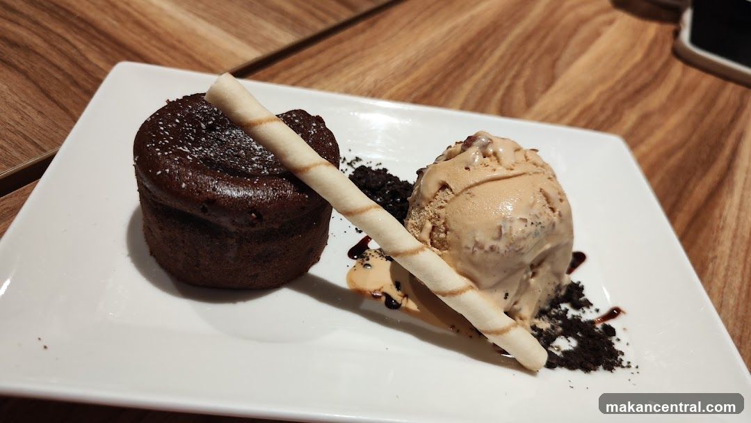 Chocolate Lava Cake with Ice Cream