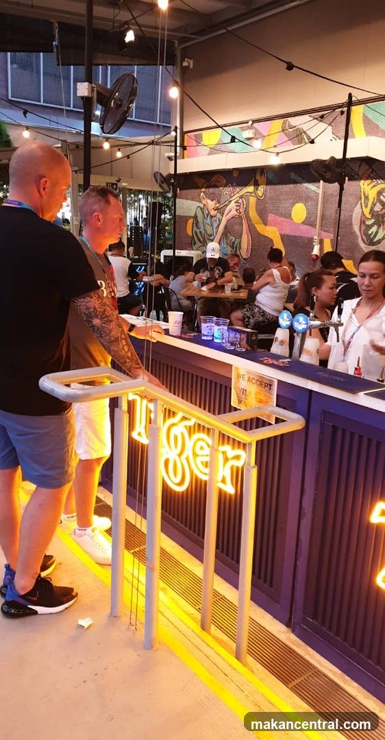 Bar with neon sign