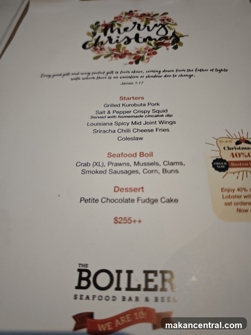 Christmas Menu
