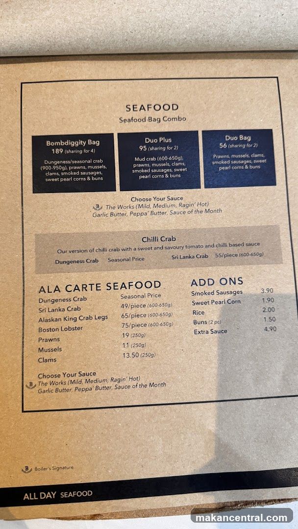 Seafood Bag Combo