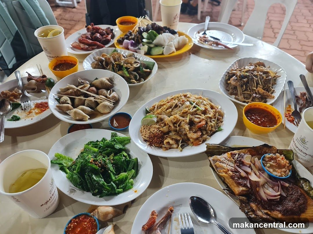 Table full of food