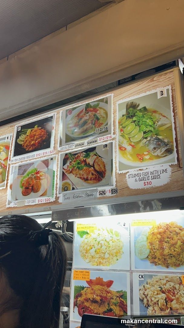 Thai Food Menu