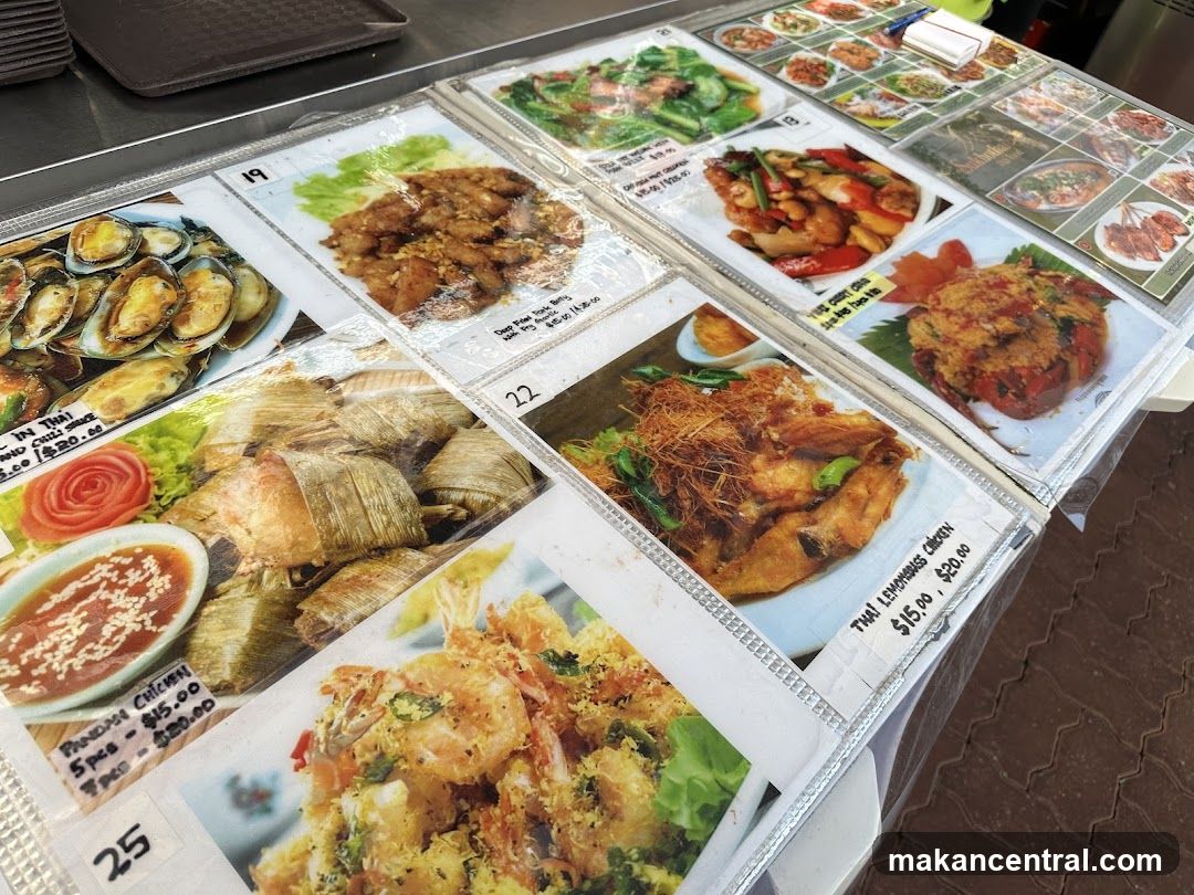 Thai Food Menu