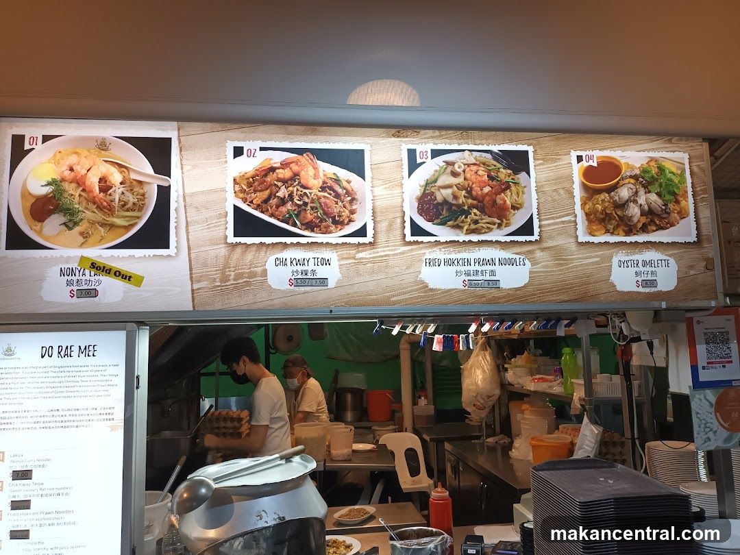 Food Stall Menu