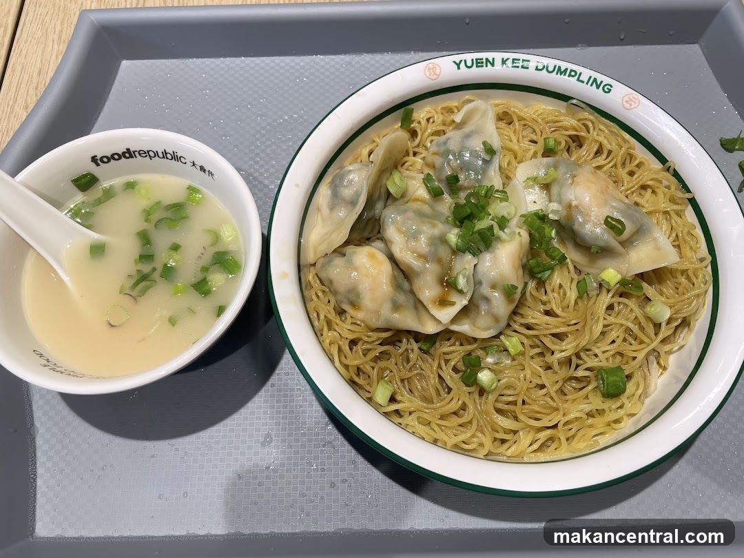 Dumpling Noodles with Soup