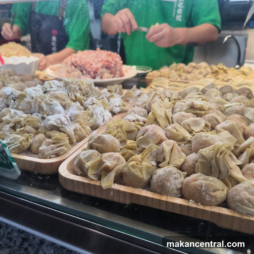 Freshly Made Dumplings
