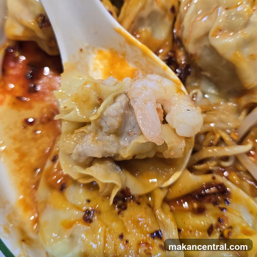 Spicy Wontons with Shrimp
