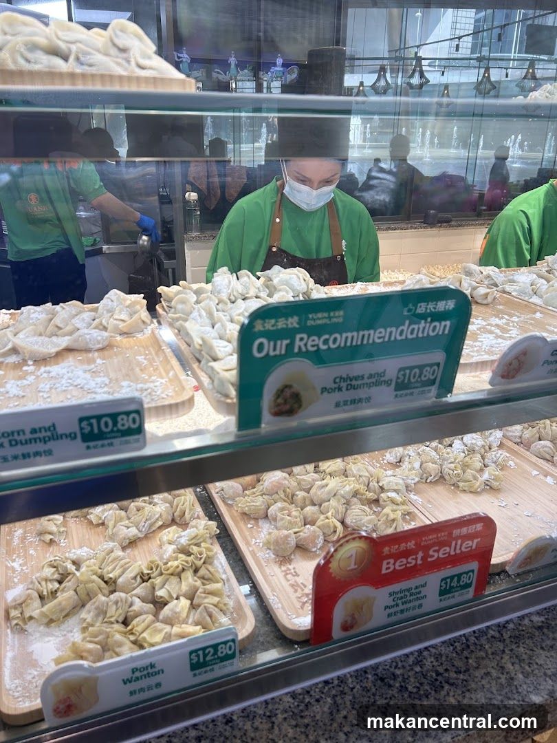 Dumplings and Wontons Display