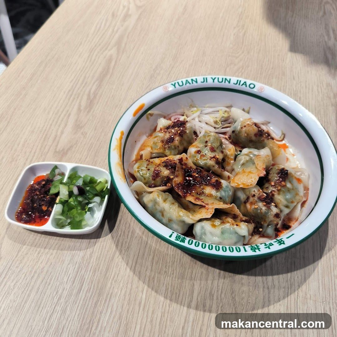 Spicy Dumplings with Dipping Sauce