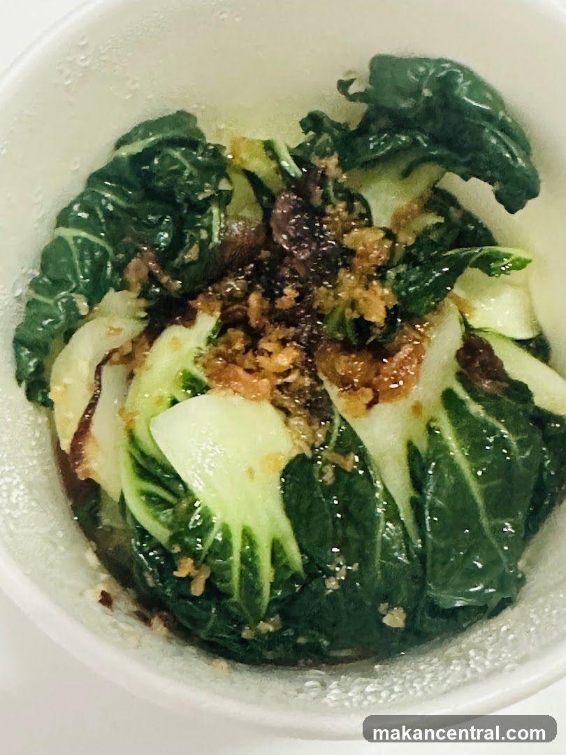 Bok Choy with Toppings