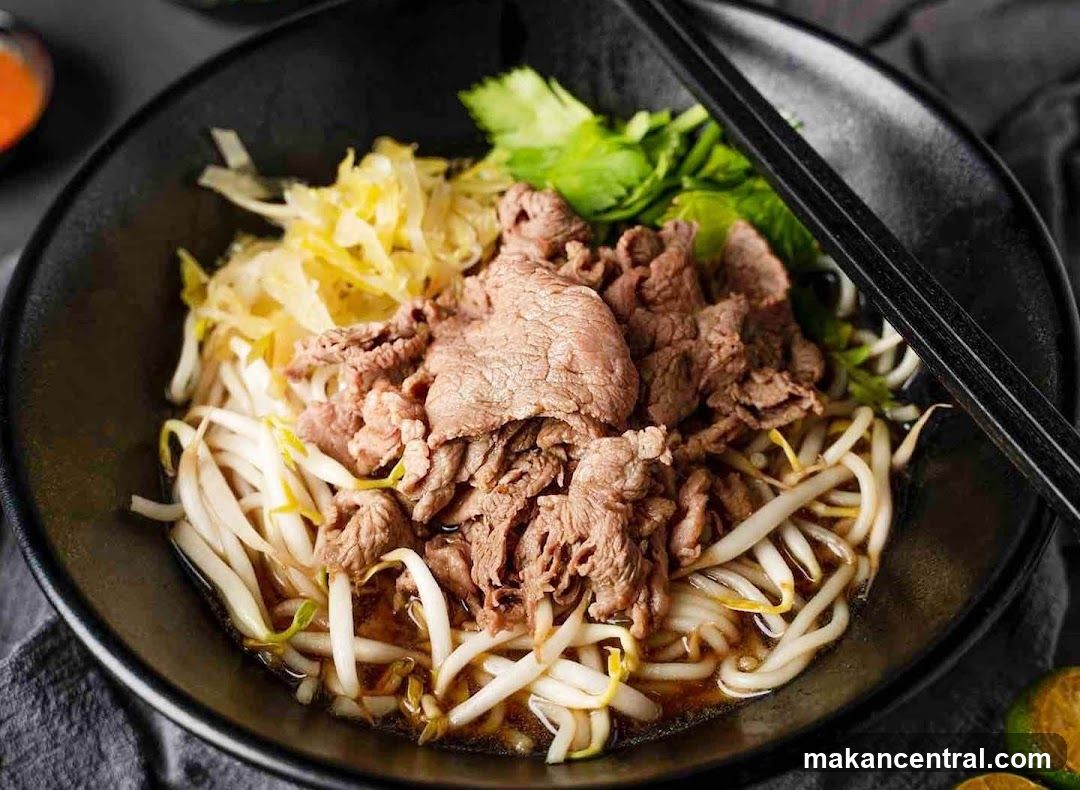 Beef noodle soup