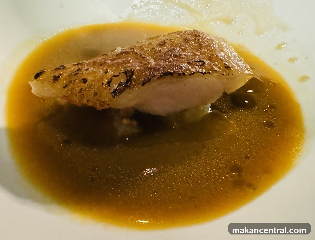 Seared Fish with Broth